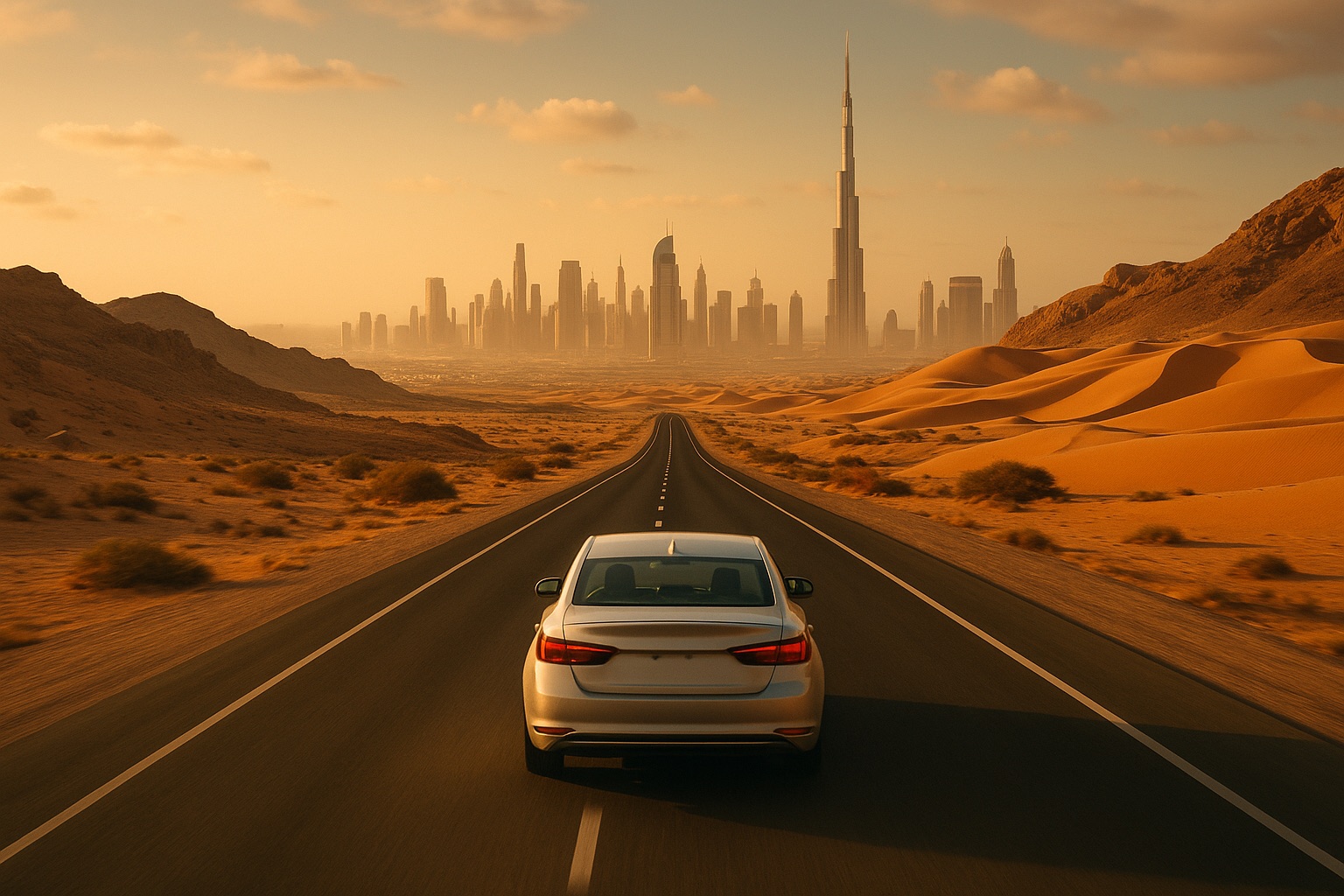 Can tourists drive in Dubai?